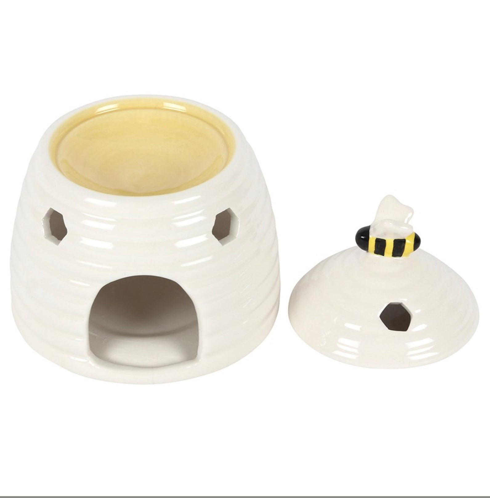 White Beehive Oil Burner - Majestico Gifts