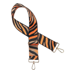 Bag Strap - Burnt Orange Tiger Stripe