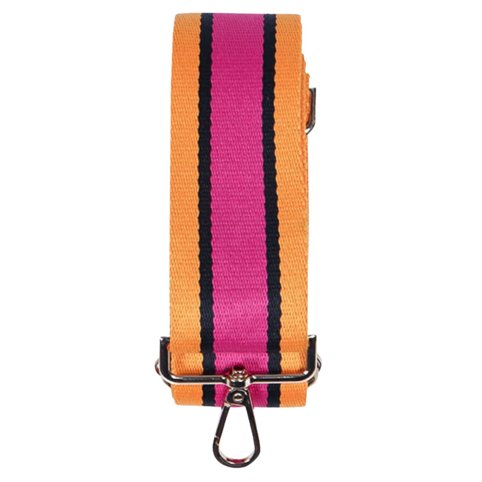 Bag Strap- Fuchsia Orange Multi Stripe