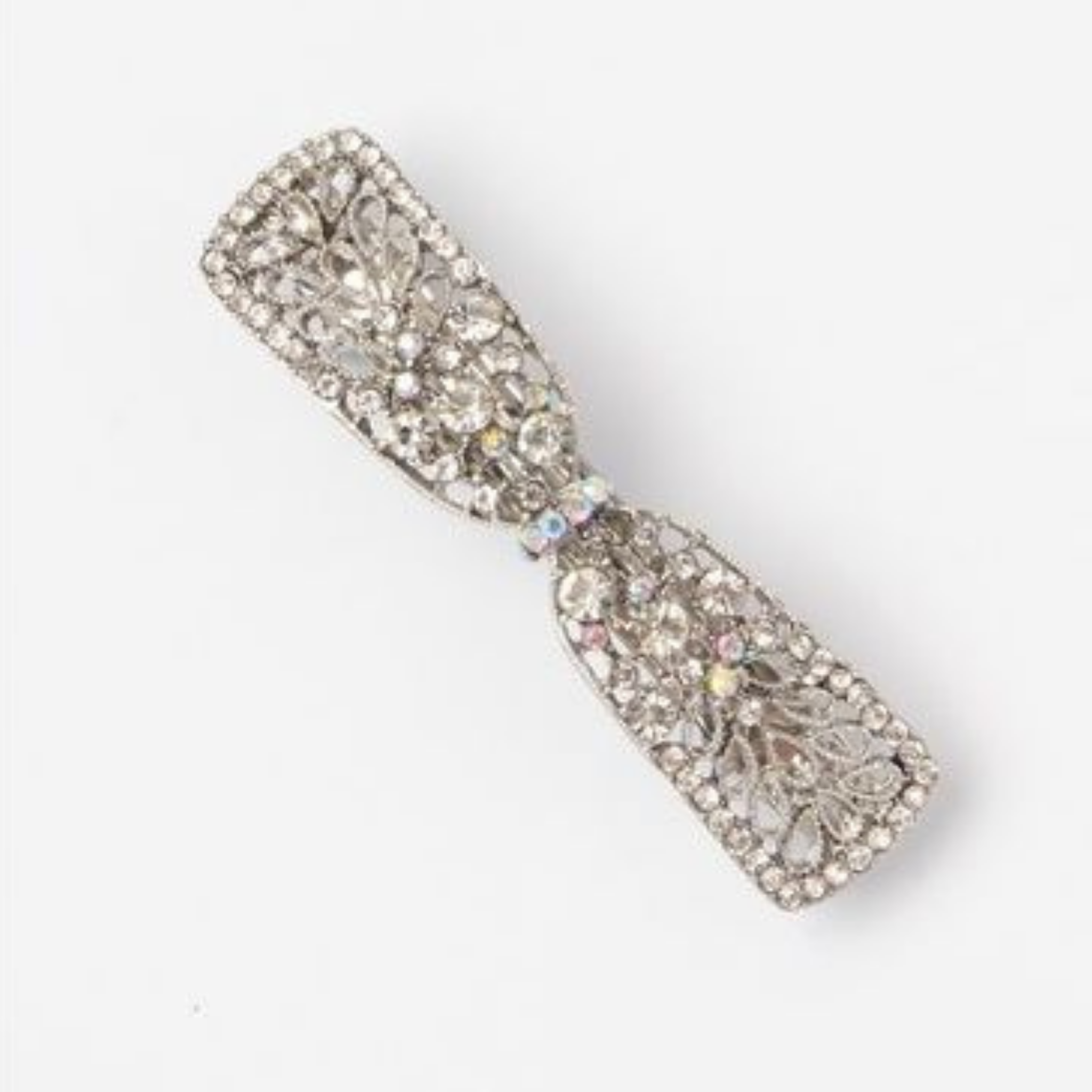 Crystal Bow Style Barrette Clip - Majestico Gifts