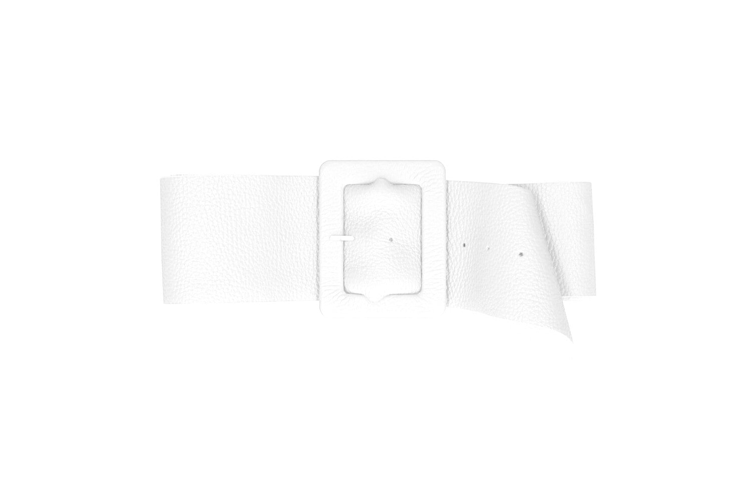 Cinzia Genuine Leather Sash Belt - White - Majestico Gifts