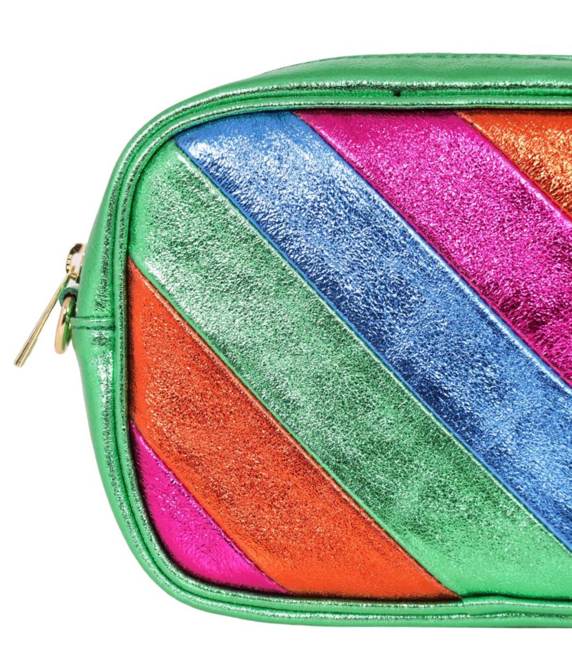 Rainbow leather bag hotsell