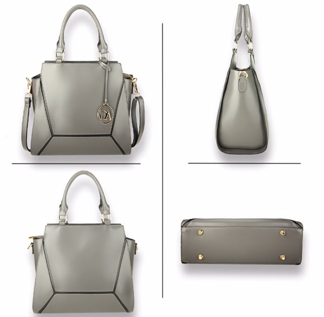 Grey Tote Shoulder Bag - Majestico Gifts