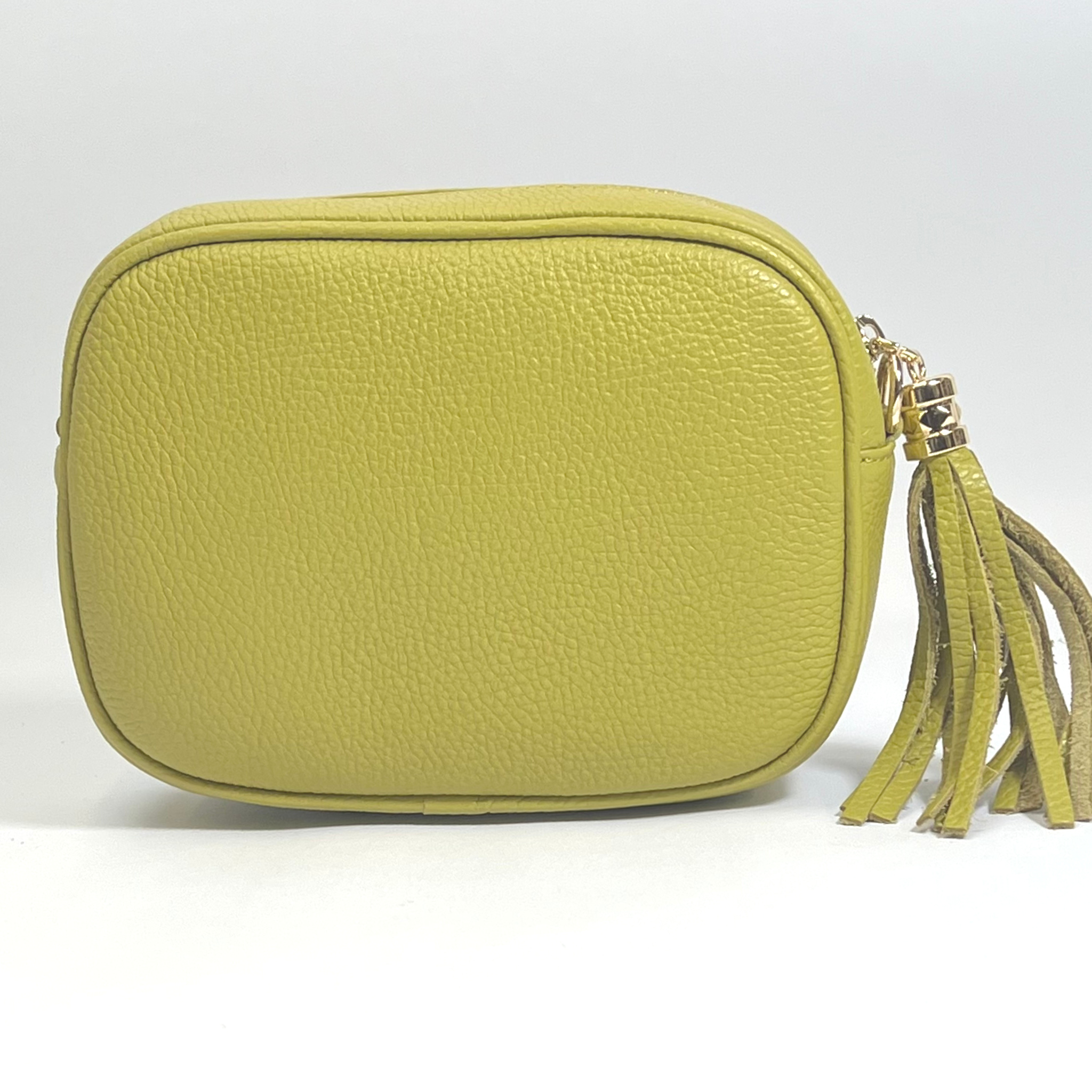 Martina Crossbody Leather Bag - Pistachio