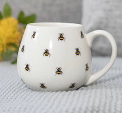 Bee Printed Rounded Mug - Majestico Gifts