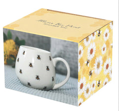 Bee Printed Rounded Mug - Majestico Gifts