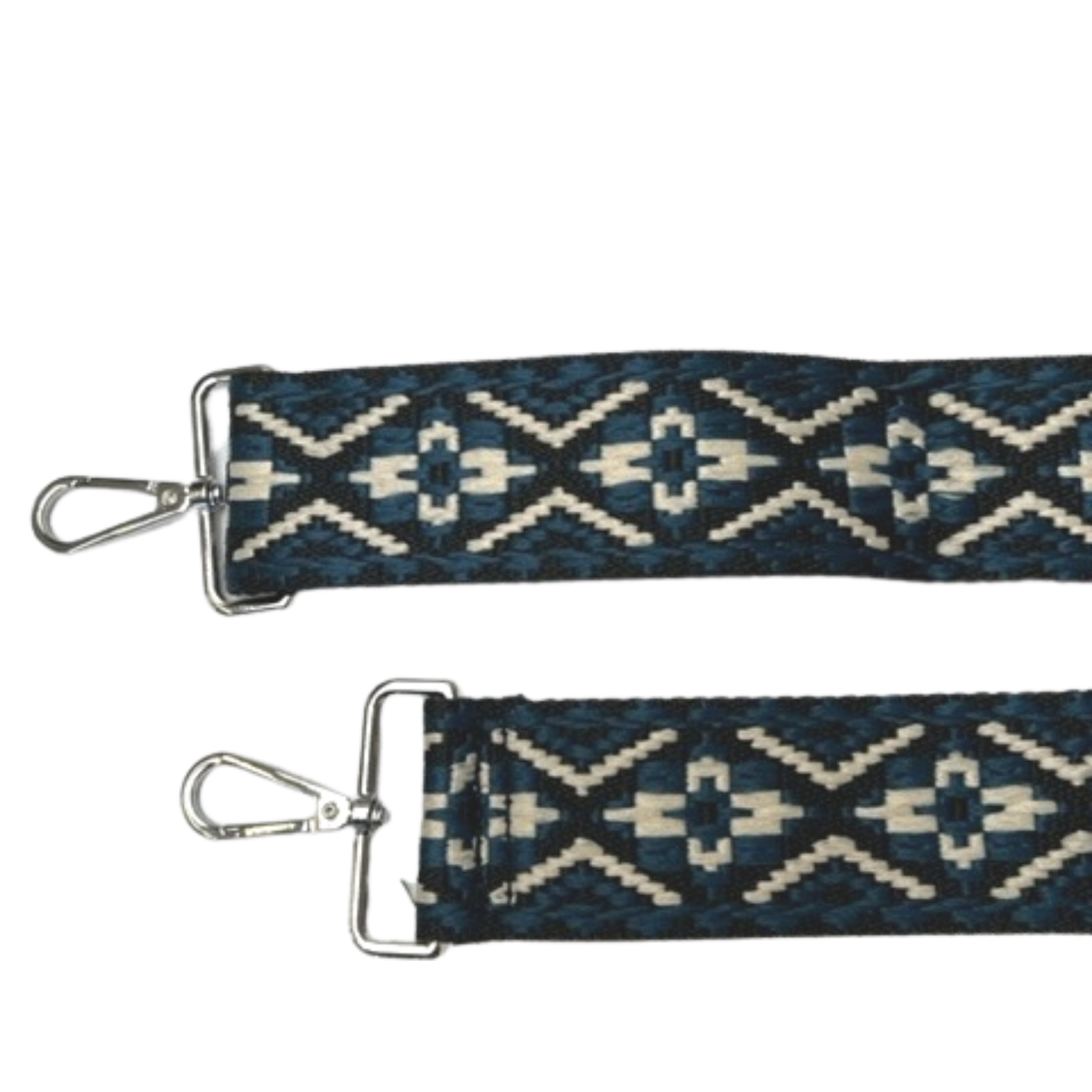 Bag Strap - Blue/Black Aztec Design - Majestico Gifts
