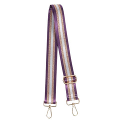 Bag Strap - Purple Gold Glitter