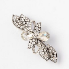 Ornate Crystal Barrette Clip - Majestico Gifts