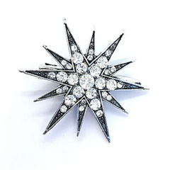 Crystal Star Hair Clip - Majestico Gifts