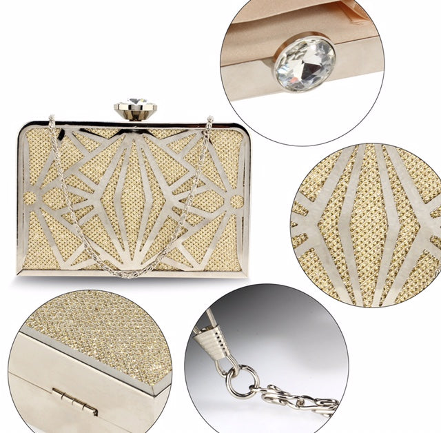 Gold Clutch Bag - Majestico Gifts