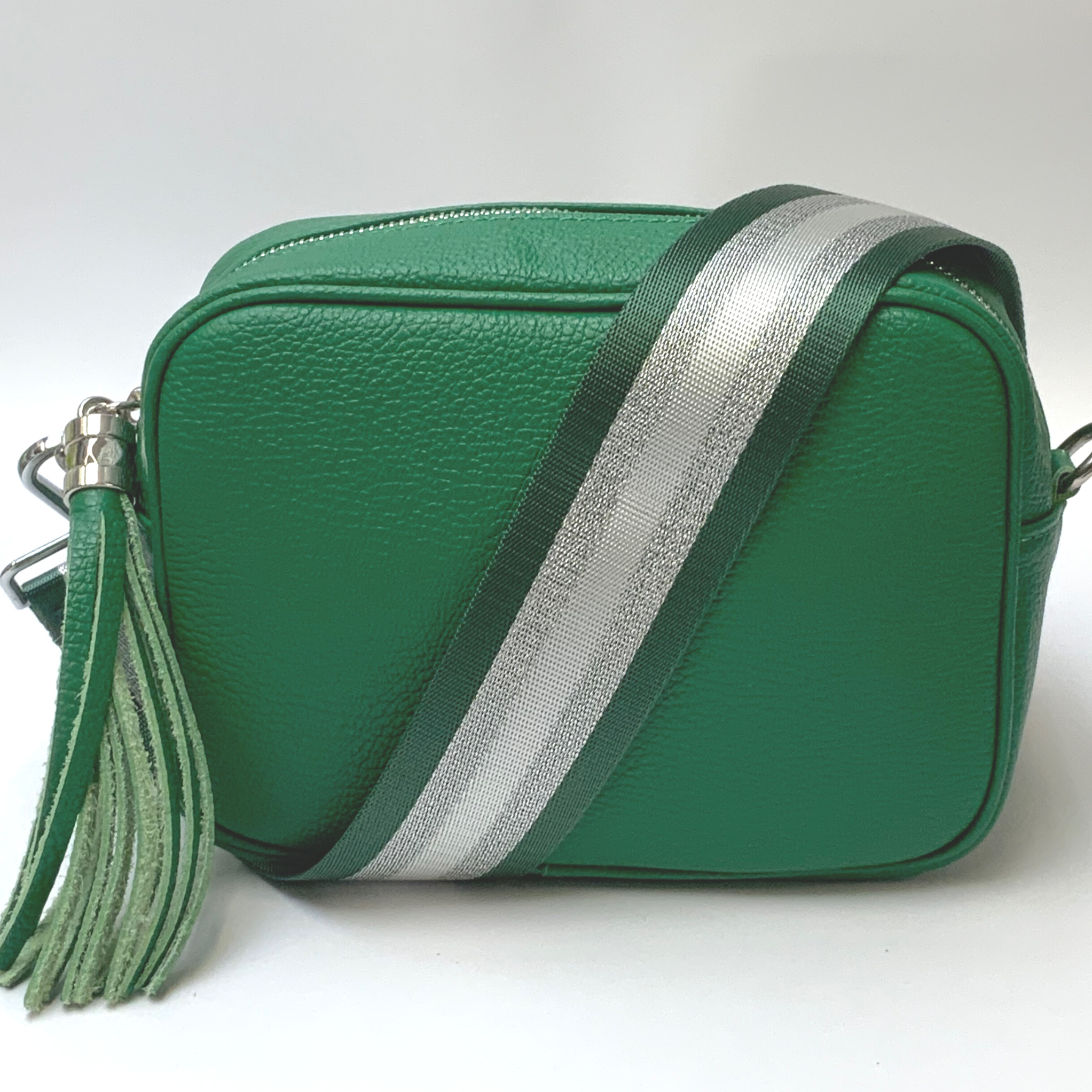 GEMMA Crossbody Leather Bag - Emerald Green