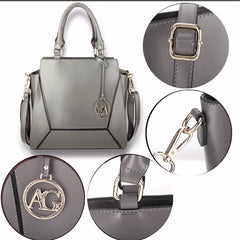 Grey Tote Shoulder Bag - Majestico Gifts