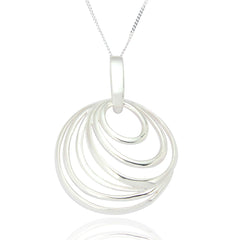 Elissa Pendant & Chain - Sterling Silver - Majestico Gifts