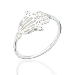 Fatima Hand Ring - Sterling Silver - Majestico Gifts