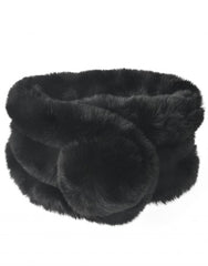 Ultra Soft Fur Pom Scarf - Assorted Colours - Majestico Gifts