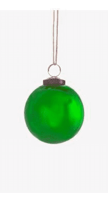 Green Glass Bauble Large - Majestico Gifts