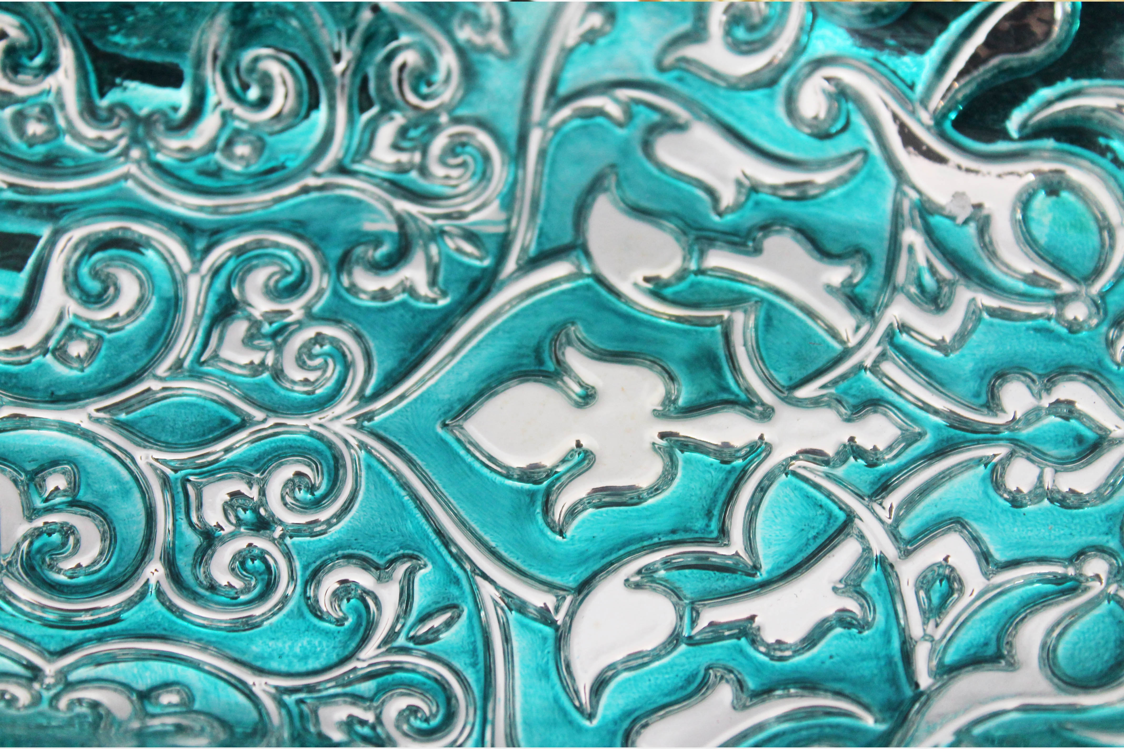 Hamsa Hand  Glass Trinket/Jewellery Dish - Majestico Gifts