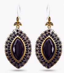 Turkish Silver Handmade Hurrem Sultan Style Earrings - Majestico Gifts