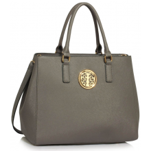Grey Tote Handbag - Majestico Gifts
