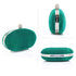 Emerald Green Crystal Satin Evening Clutch Bag - Majestico Gifts