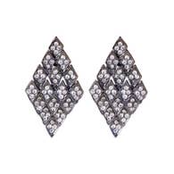 Sofia Diamond Shaped Stud Earrings - Majestico Gifts