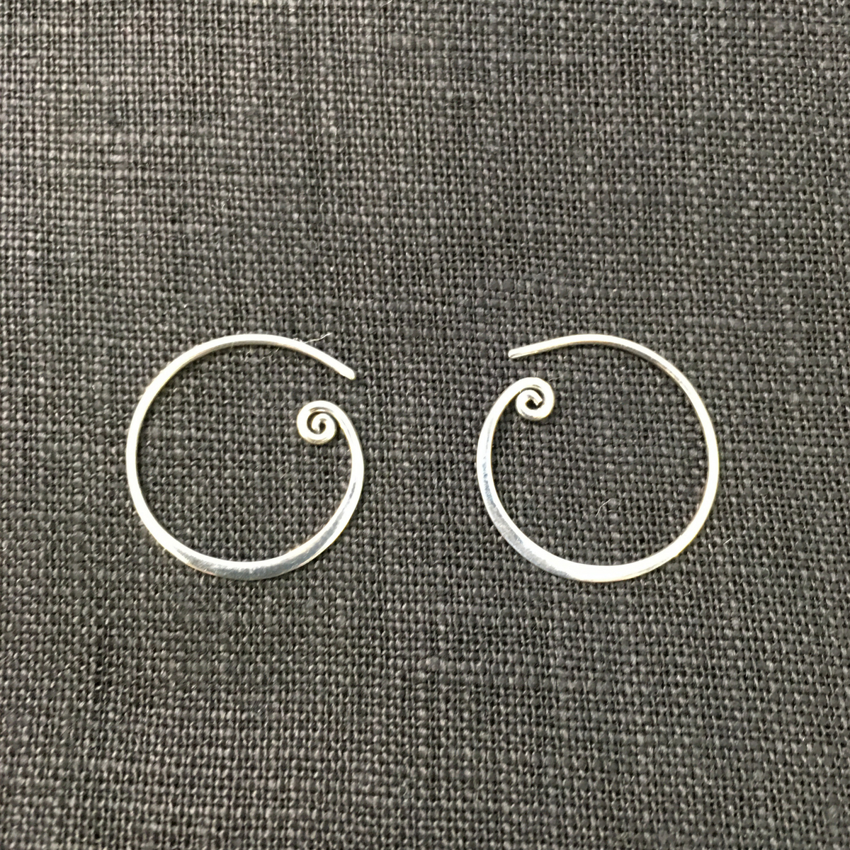 Sterling  Silver Hoop Earring Circle - Majestico Gifts