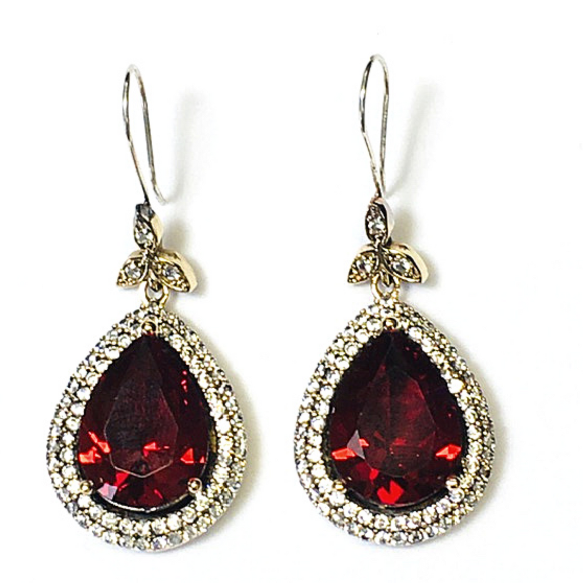 Turkish Ruby Topaz Earrings - Majestico Gifts