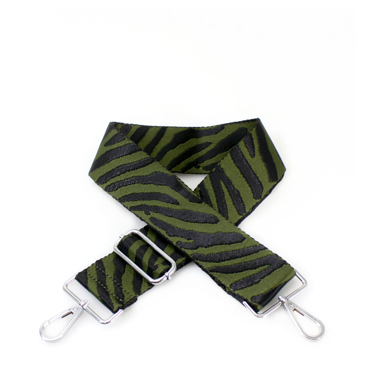 Bag Strap - Black Green Zebra - Majestico Gifts