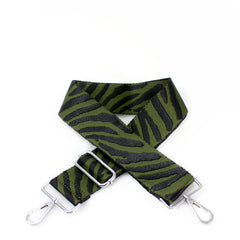 Bag Strap - Black Green Zebra - Majestico Gifts