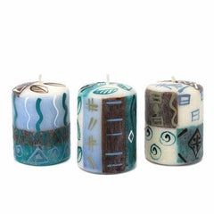 Maji Hand Painted Dinner Candles - Majestico Gifts