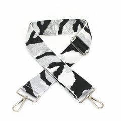 Bag Strap - Black White Silver Camo - Majestico Gifts