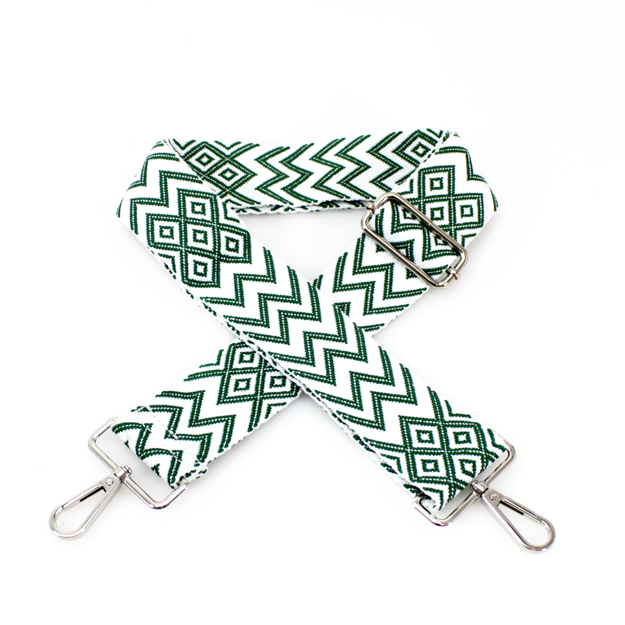 Bag Strap - Geometric Green Design - Majestico Gifts