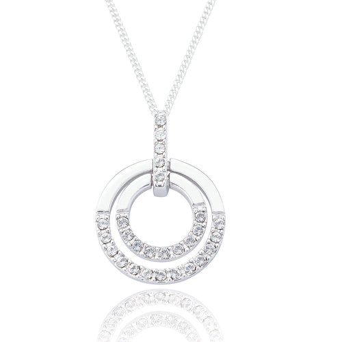 Morgan Pendant & Chain - Sterling Silver - Majestico Gifts